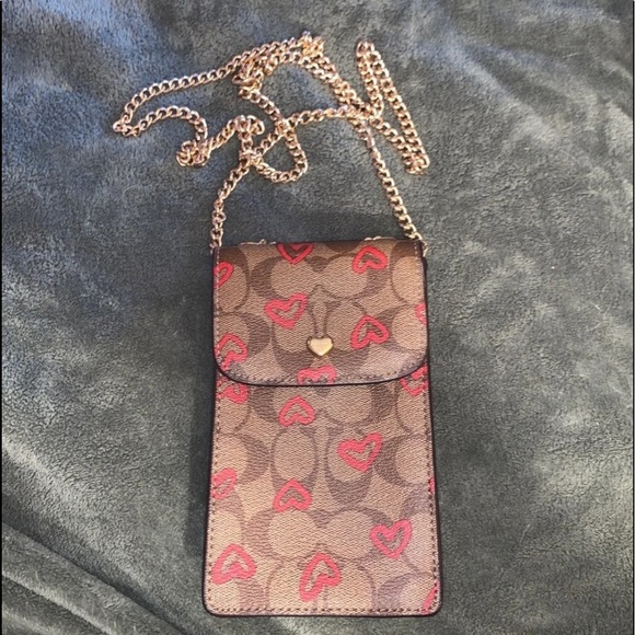 Coach Handbags - New Signature Coach hearts bag